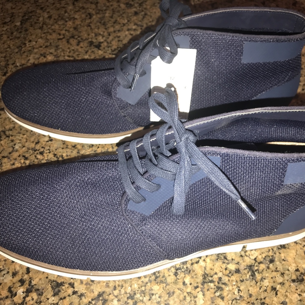 NEW Goodfellow & Co Rider Blue Lace Up Ankle Boots